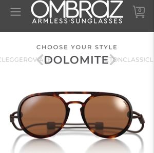 Ombraz Dolomite Sunglasses-Tortoise frames, polarized brown lenses.